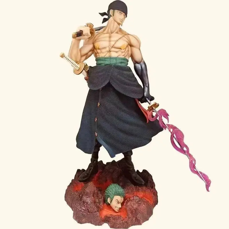 In Stock Genuine One Piece Roronoa Zoro Action Figure Anime Desktop Decoration Toy Gift For Kids Collectible Model
