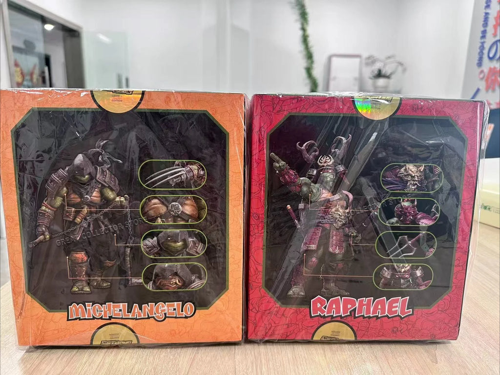 Spot SaleLINGJISou Original2025  Teenage Mutant Ninja Turtles Series Character Model Toy Gift Collectionin Stock