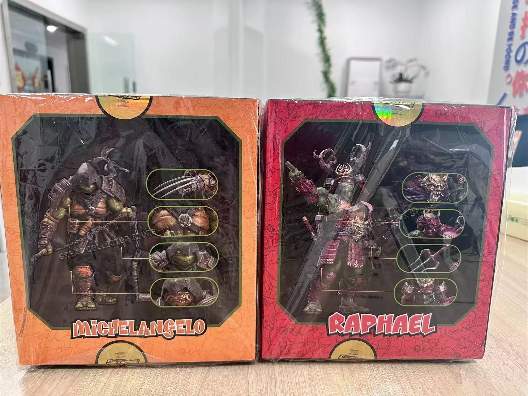 Spot SaleLINGJISou Original2025  Teenage Mutant Ninja Turtles Series Character Model Toy Gift Collectionin Stock