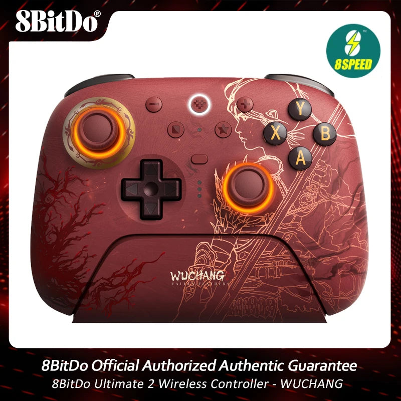 8BitDo Ultimate 2 WUCHANG Wireless Controller Gamepad With 8Speed Exclusive Technology TMR RGB Lighting Joysticks for PC Android