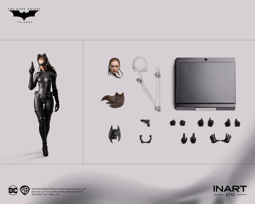 New Original Inart 1/12scale Dc Batman Arkham And Catwoman Sexy Girl Action Figure Movability Ornament Collectible Gift For Fans