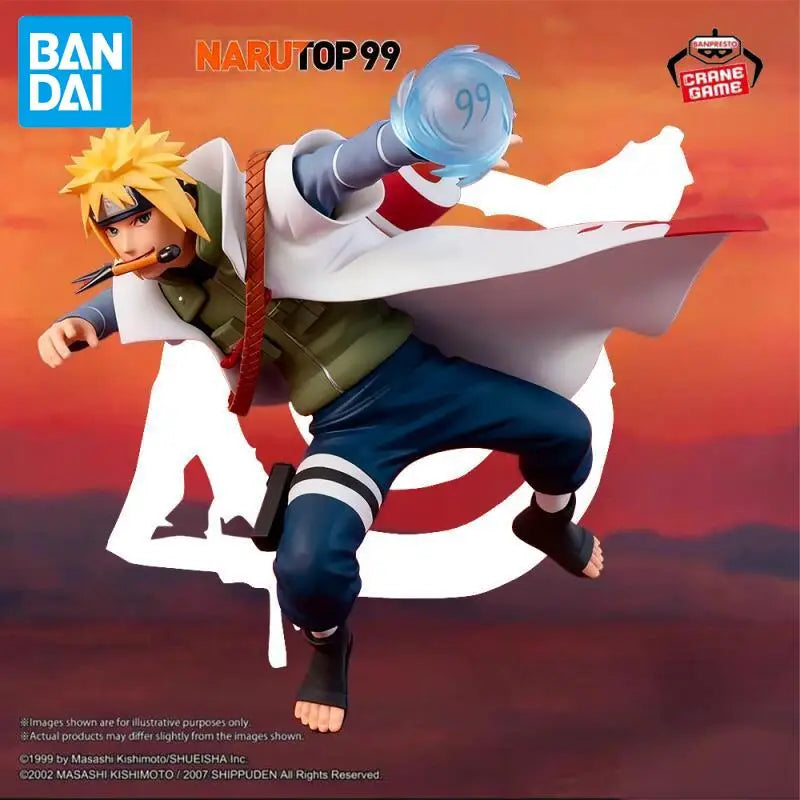 В наличност Bandai Оригинални Наруто Намиказе Минато Аниме Фигурки Екшън Модели Анимационни Кукли Настолни Украшения Играчки Фестивални Подаръци