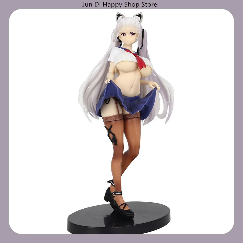 Alvina Cat Ear girl beautiful girl Cartoon Figure Model Statue Collection Desktop Decoration Ornament Toys gifts for fans