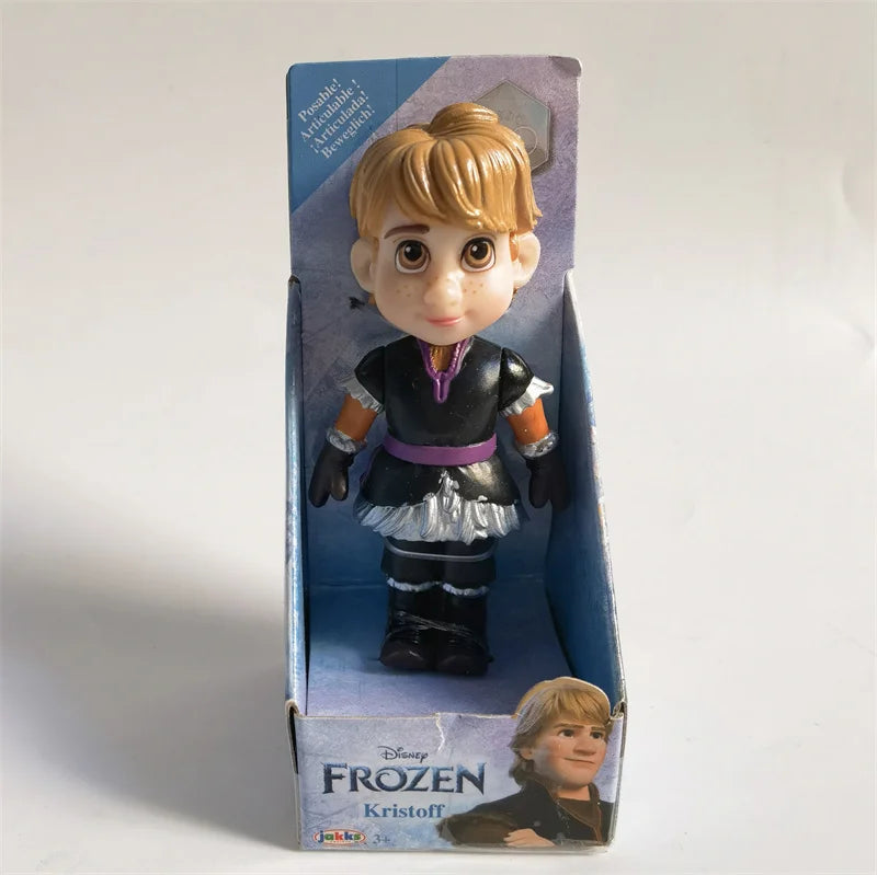 New Hot Disney Princess Miniature Doll Model Rapunzel Ariel Snow White Poseable Cute Anime Action Figure Model Frozen Gift Toy