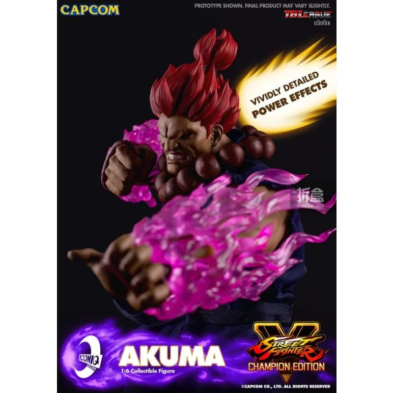 ICONIQ STUDIO TBLEAGUE Original Street Fighter AKUMA Ghost 1/6 Genuine Movable Doll Finished Model Handmade Model Play Gift