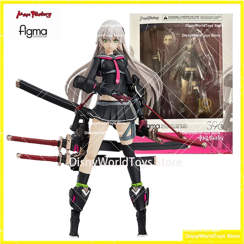 Anime 100% Original Figma 396 Heavily Armed High School Girls Ichi In Stock Anime Action Collection Figures Model Toys