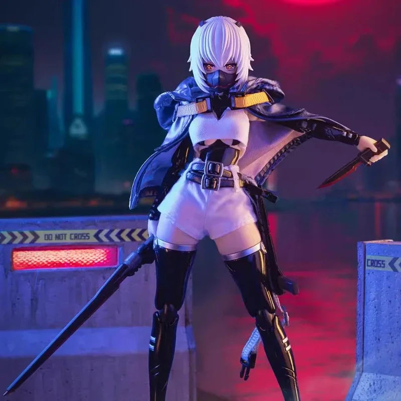 Original Huanyu Technology Armed Battle Angel Aba-002 im Maßstab 1/12, gesammeltes Charakter-Mobilset, Kriegerin, Anime-Modellspielzeug