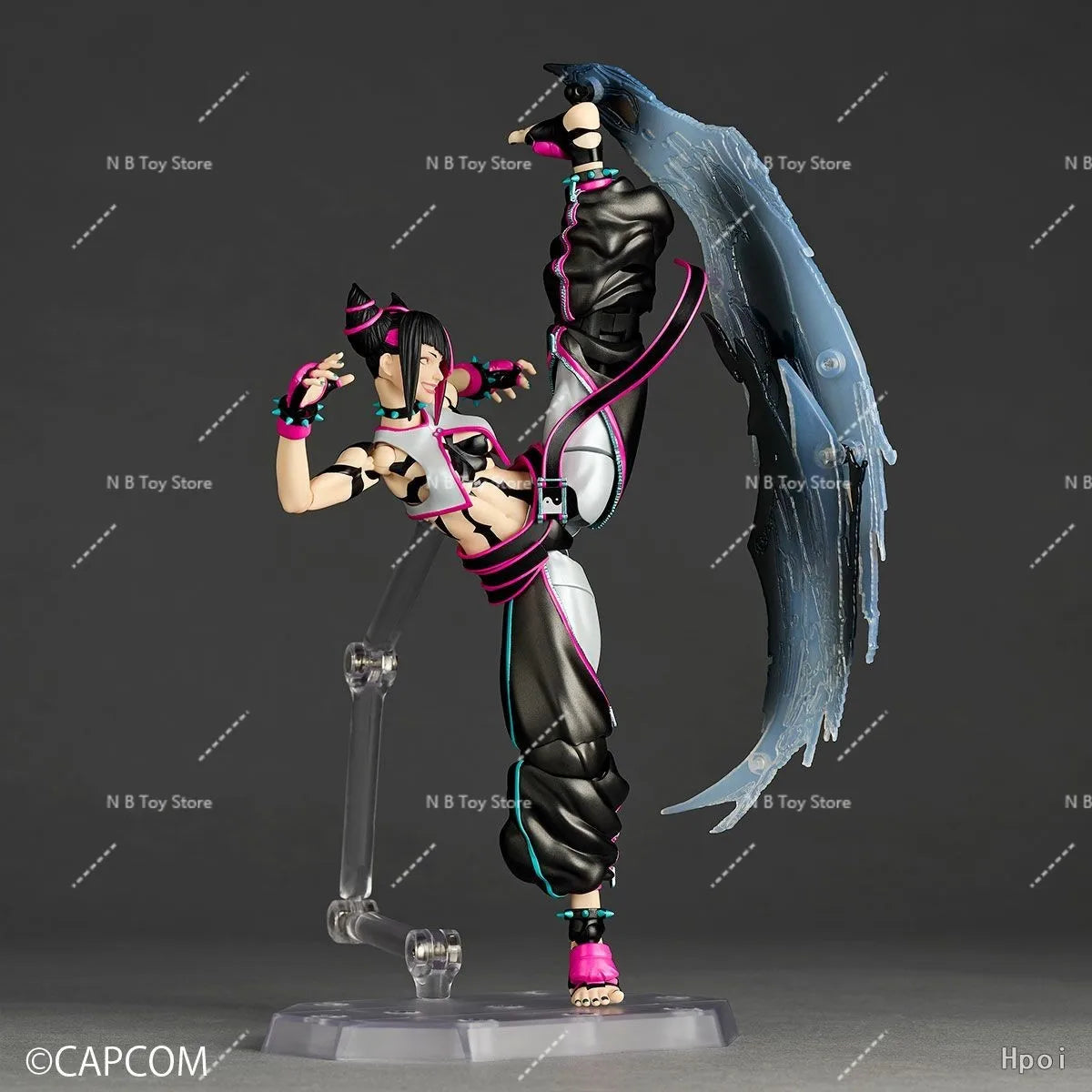 In Stock Kaiyodo Revoltech Amazing Yamaguchi Han Juri Street Fighter 6 Action Figure Toy Model Gift