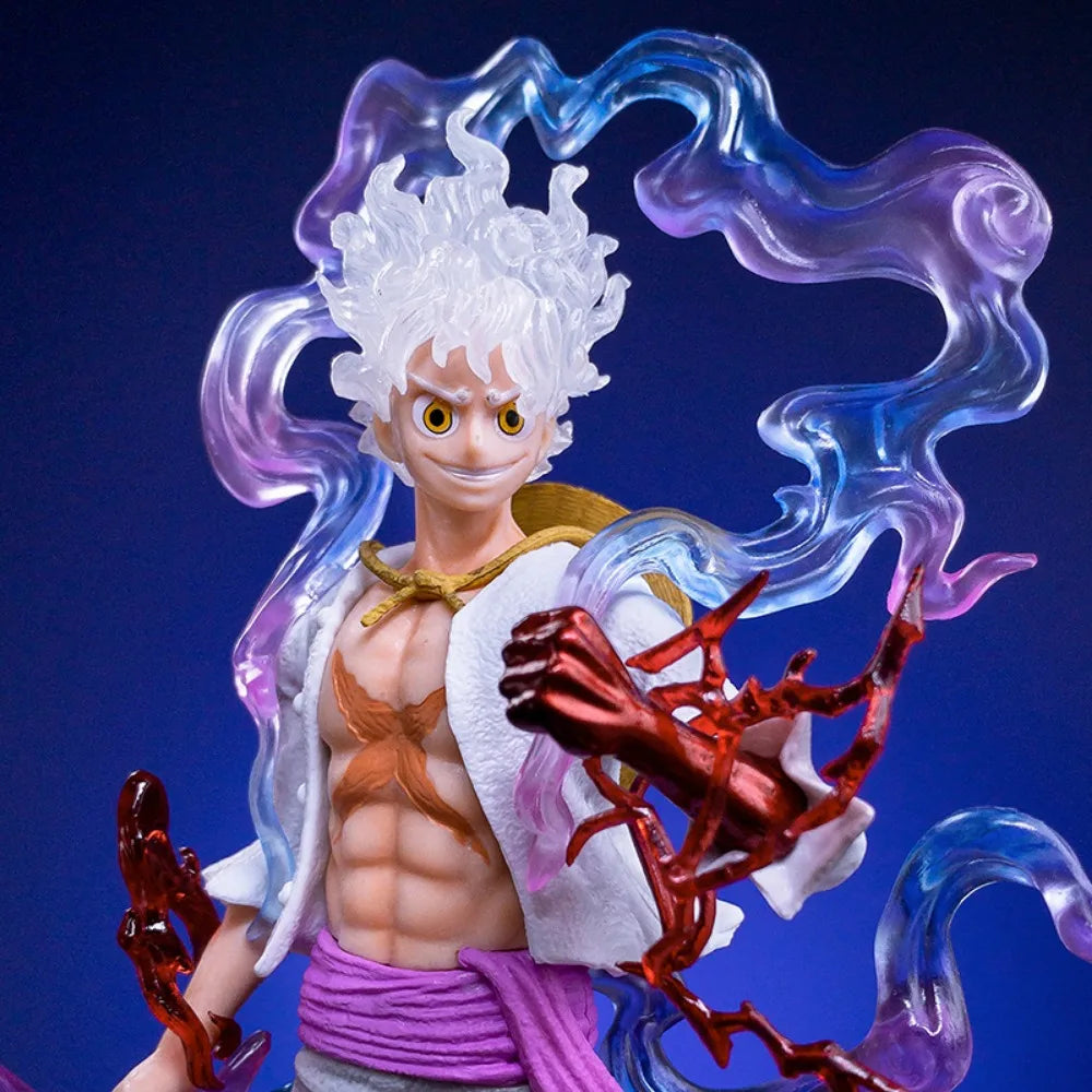 21cm One Piece Anime figure Luffy GEAR 5 Figurine Nika Luffy Sun God Action Figures Collectible Model Toys Gift