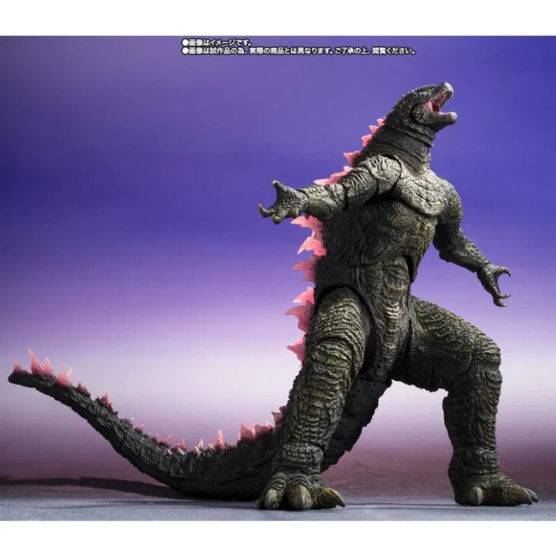 In Stock Bandai Godzilla X Kong: The New Empire S.H.MonsterArts Godzilla (Evolved Ver.) Action FigureCollection Model Toy Gift