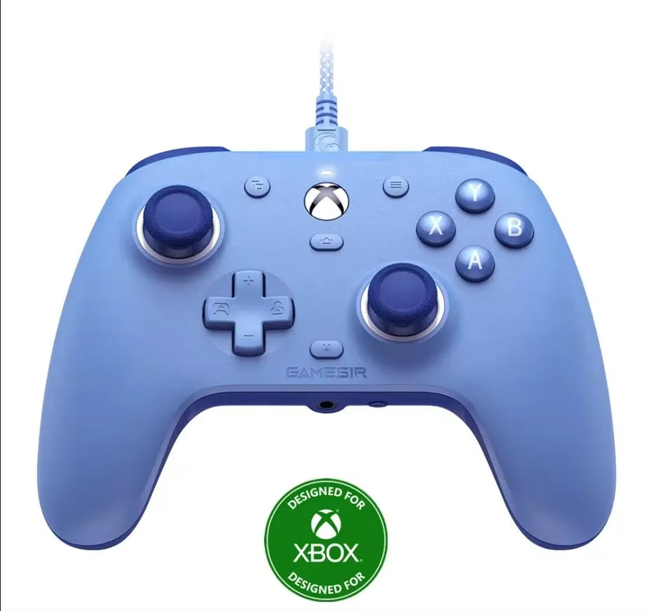 Neue Farbe GameSir G7 SE Xbox Wired Gamepad Gaming Controller Blau Lila mit Hall-Effekt-Joystick für Xbox XS One