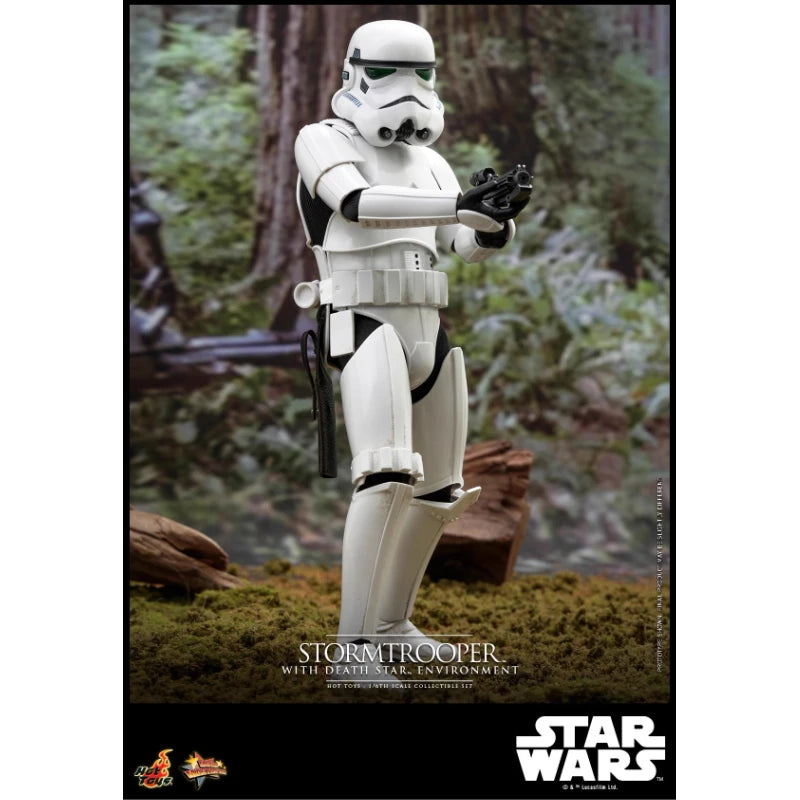 In Stock Hottoys MMS736 Star Wars Stormtrooper White Death Star Environment 1/6 Animation Action Figure Toy Model Collection