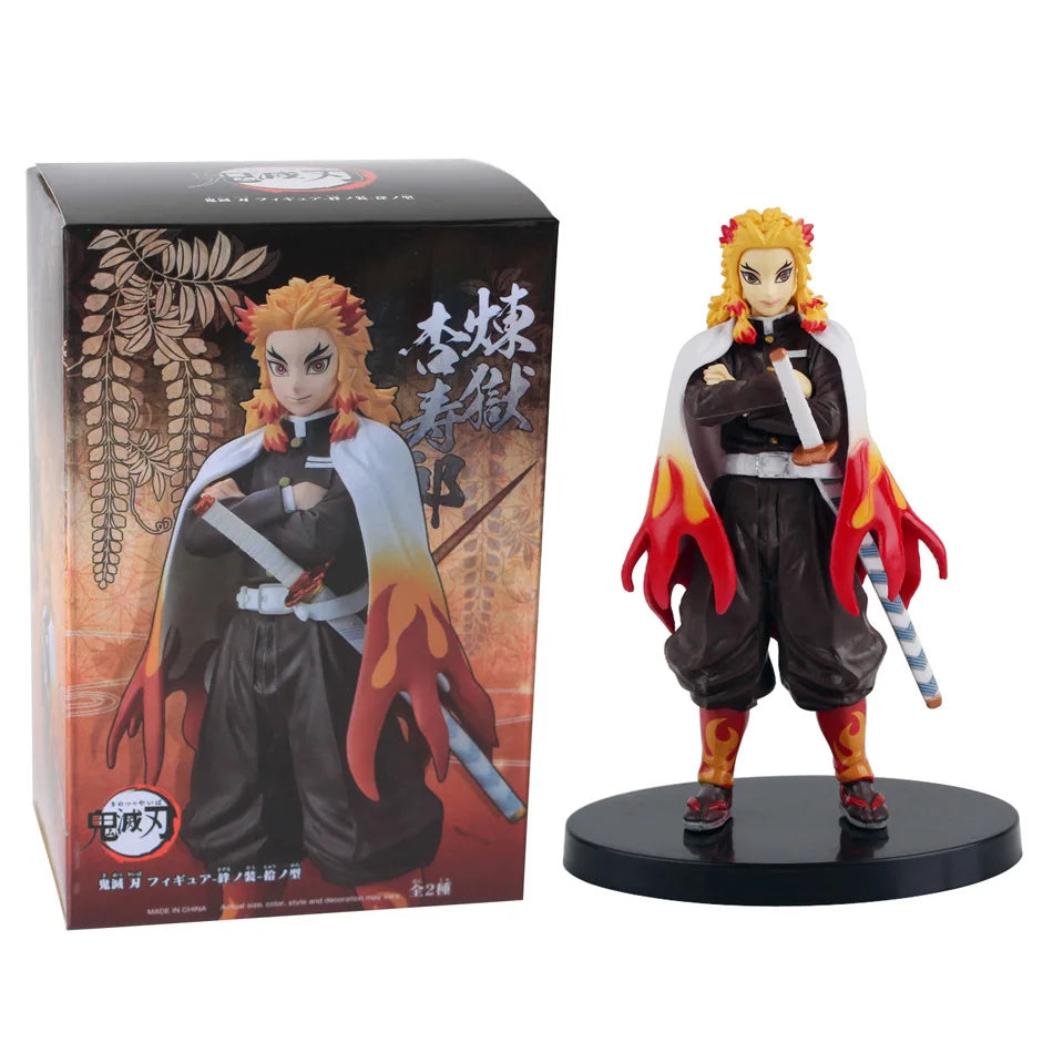 Anime Demon Slayer Kimetsu no Yaiba Figure 15cm Nezuko Tanjirou Mitsuri Shinobu Zenitsu Kyoujurou Action Figural Model Toy Gifts