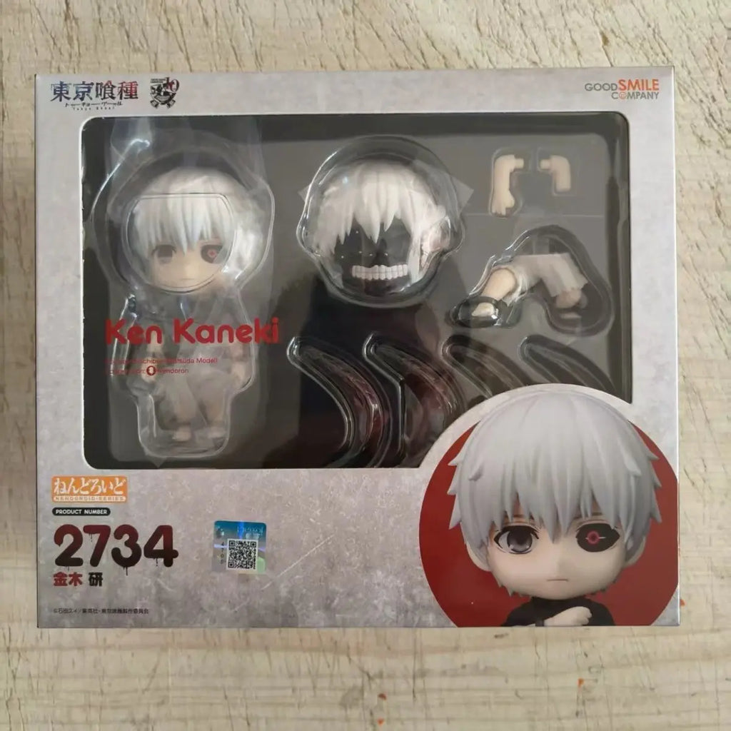 New 10cm Anime Kaneki Ken Q version kawaii joint mobility Action Figure PVC Model Toys doll Desk Decor Collectible Gifts boxed