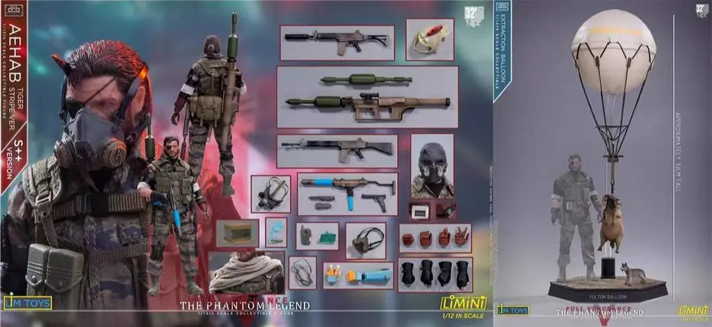 In-stock LIMTOYS Metal Gear Phantom Legend Old Snake Ishmael 2022 Improved Version S 1/12 Action Figure Model Collectible Gift