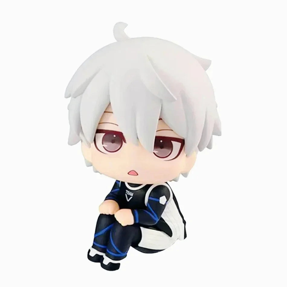 BLUE LOCK Action Figures Isagi Yoichi Bachira Meguru Anime Figure Q Version Figurine Collectible Model Children Toys Doll Gifts
