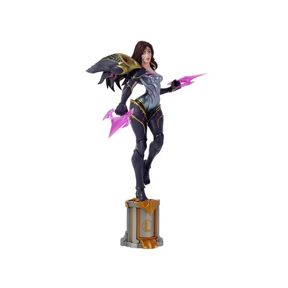 22cm League Of Legends Anime Figurine Luxanna Crownguard Lux Kaisa Jinx Action Figure Tiktok Hot Chrismas Gifts Cool
