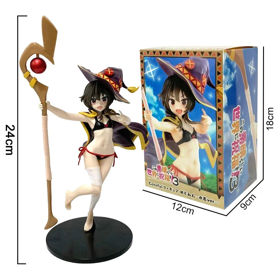 TAITO God's Blessing on This Wonderful World 23cm Megumin Action Figure Cute Figurine For Girls Droppshiping Model Toys gift