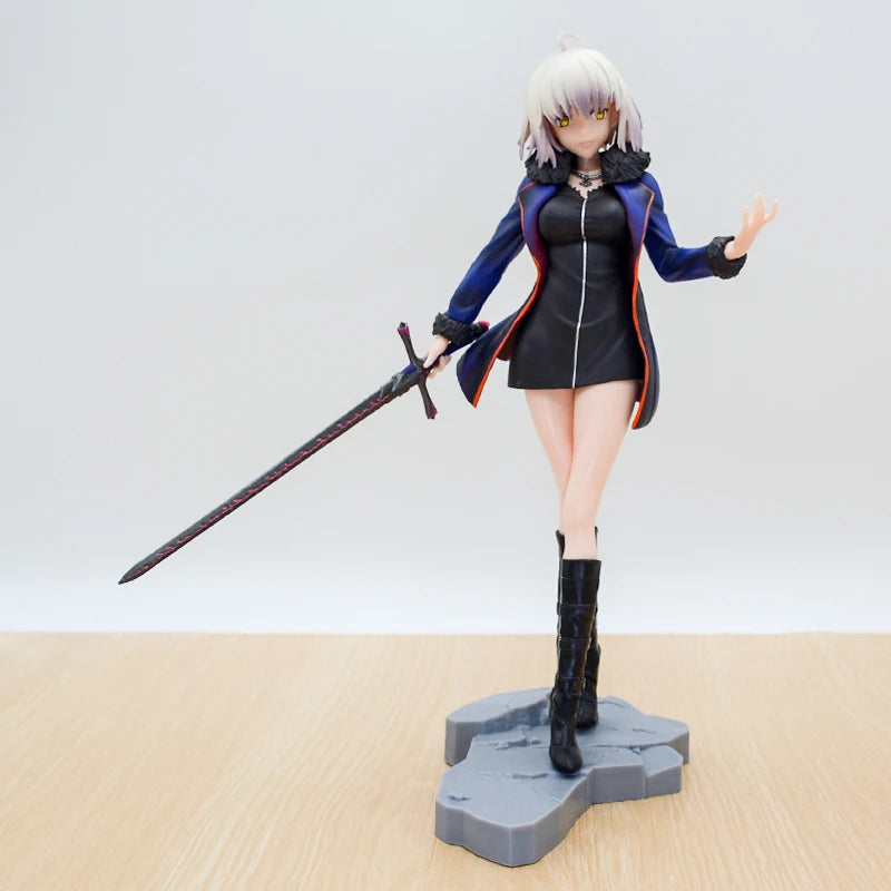 13cm Fate/Grand Order Altria Pendragon Anime Figure Fate/stay night Saber Alter Action Figure Collectible Model Doll Toys Gifts