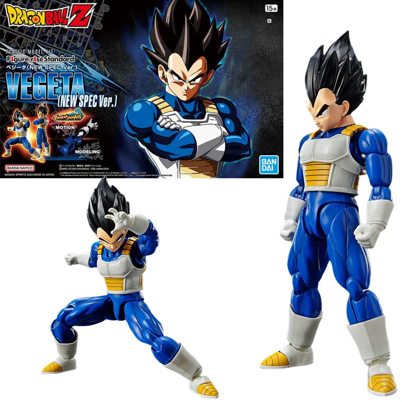 Bandai Genuine FRS Dragon Ball Son Goku Son Gohan Vegeta Frieza Super Saiyan Anime Action Figure Assembly Model Toys Gift Kids