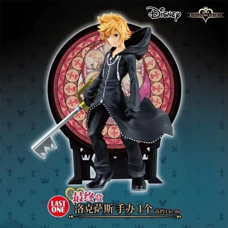 BANDAI Ichiban Kuji Kingdom Hearts Linking Hearts Prize A Sora Statue Last One Prize Roxas Statue Figure Collectible Toys Gift