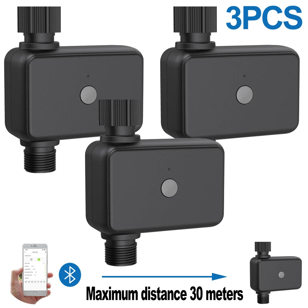 Smart Watering Timer IP55 Bluetooth WIFI Garden Automatic Irrigation System Drip Sprinkler Controller Valve Smart Life Tuya