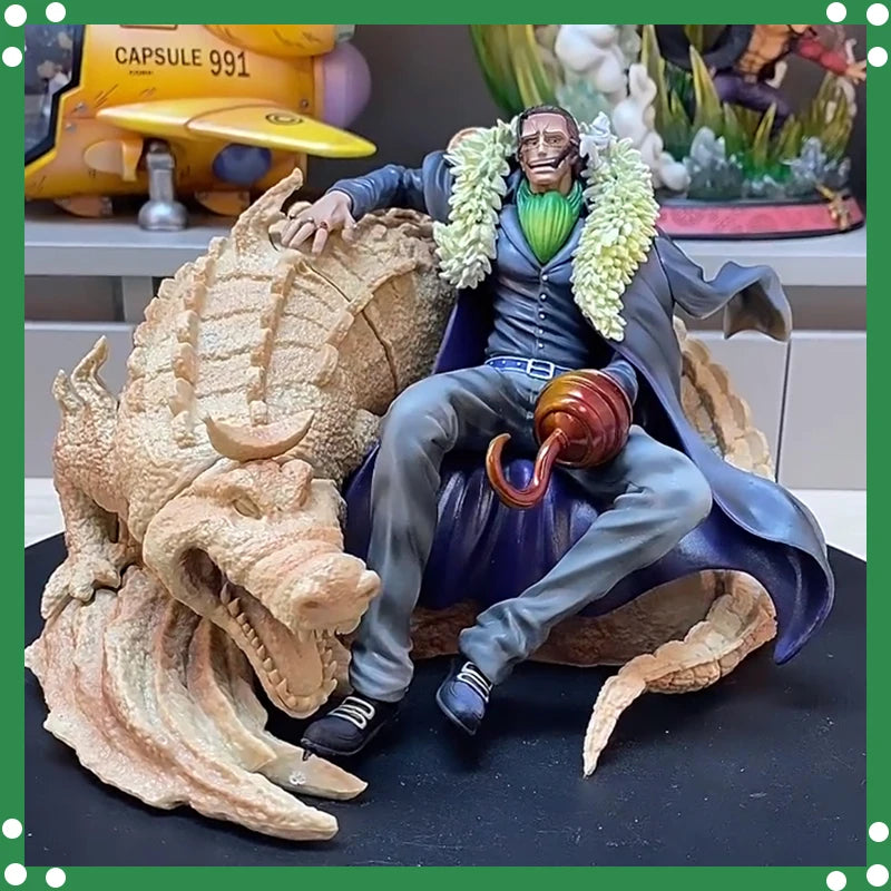 One Piece Bt Sitzhaltung Laosha Gk Anime Figur Krokodil Shichibukai Sand Krokodil Figuren Modell Sammlerspielzeug Geschenke
