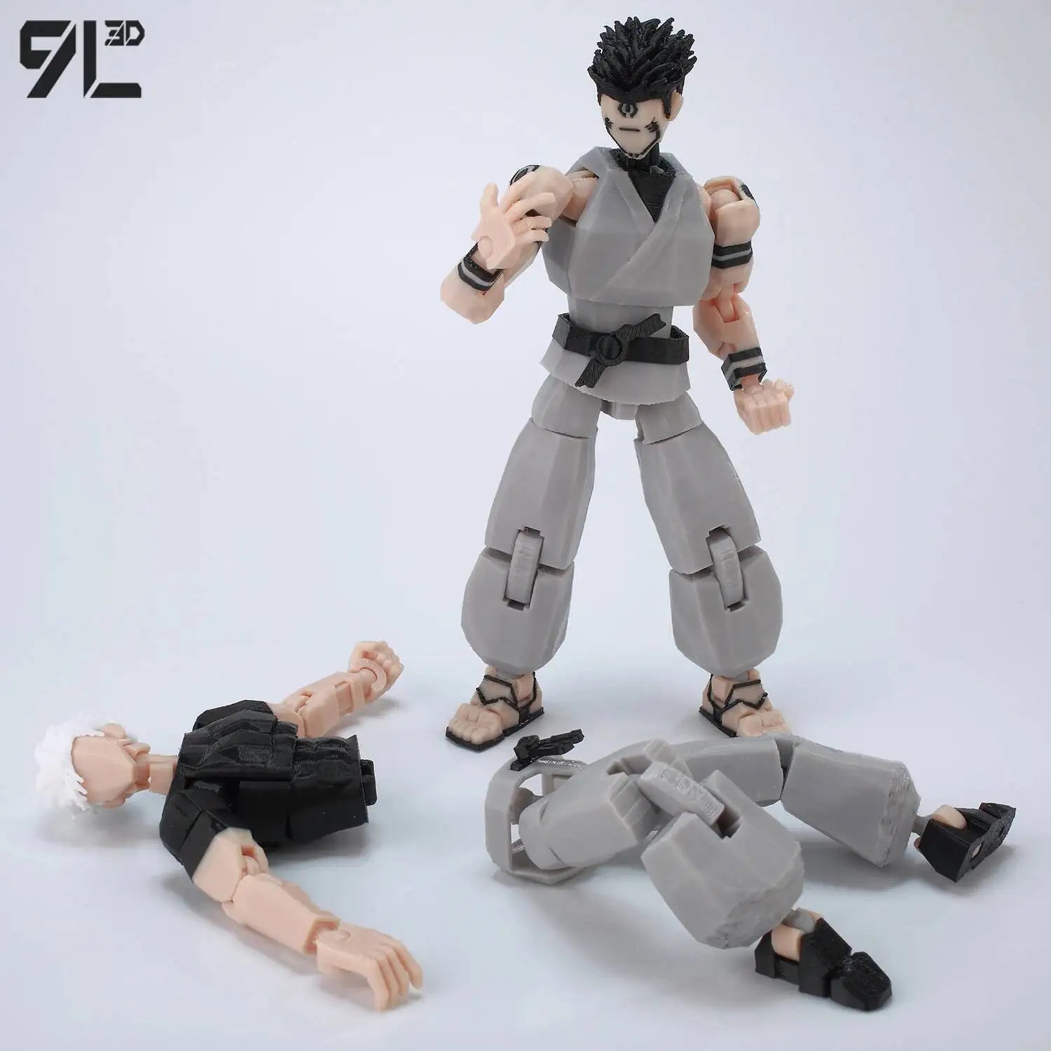 9L3D Gedruckt Lucky Dummy 13 Jujutsu Kaisen Gojo Satoru Toji Yuji Sukuna Anime Action Figuren Mannequin Yuuta Rika Modell T13 Spielzeug