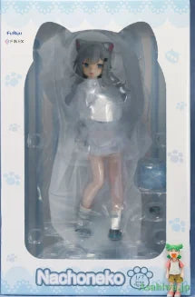 -In Stock Original F:NEX Nacho Cat 22cm Anime Decorative Cute Figure 1/7 Statue Model Collection