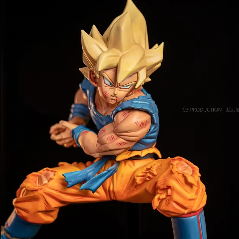 Dragon Ball Z Kamehameha Son Goku Figur Super Saiyajin Kakarotto 22CM PVC Actionfiguren Modell Puppen Spielzeug für Kinder Geschenke