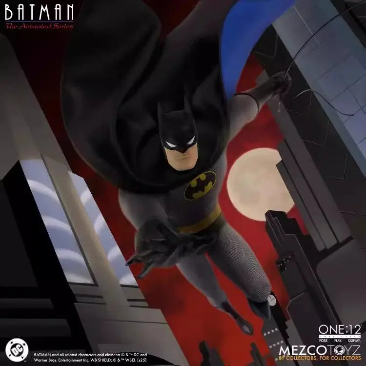 New Mezco One:12 Collective Batman Collectible Figure Action Figure The Animated Series Articulated Posable Collection boys Gift