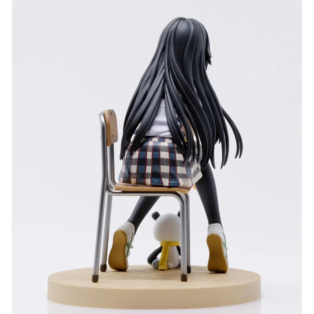 13CM Anime Yahari Ore no Seishun Love Comedy wa Machigatteiru Figure Yukinoshita Yukin Sitting Position Anime Model Toys Gifts