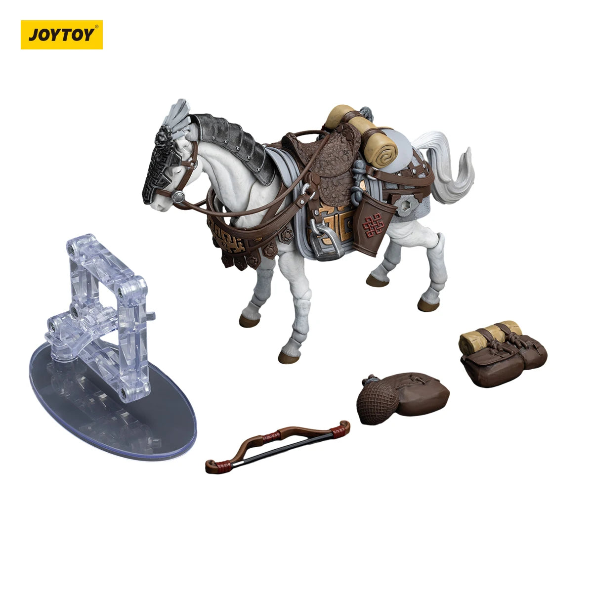 JOYTOY 1/18 Action Figures 10.8cm Anime Dark Source JiangHu Northern Hanland Empire White Feather Snowfield Archery Cavalry