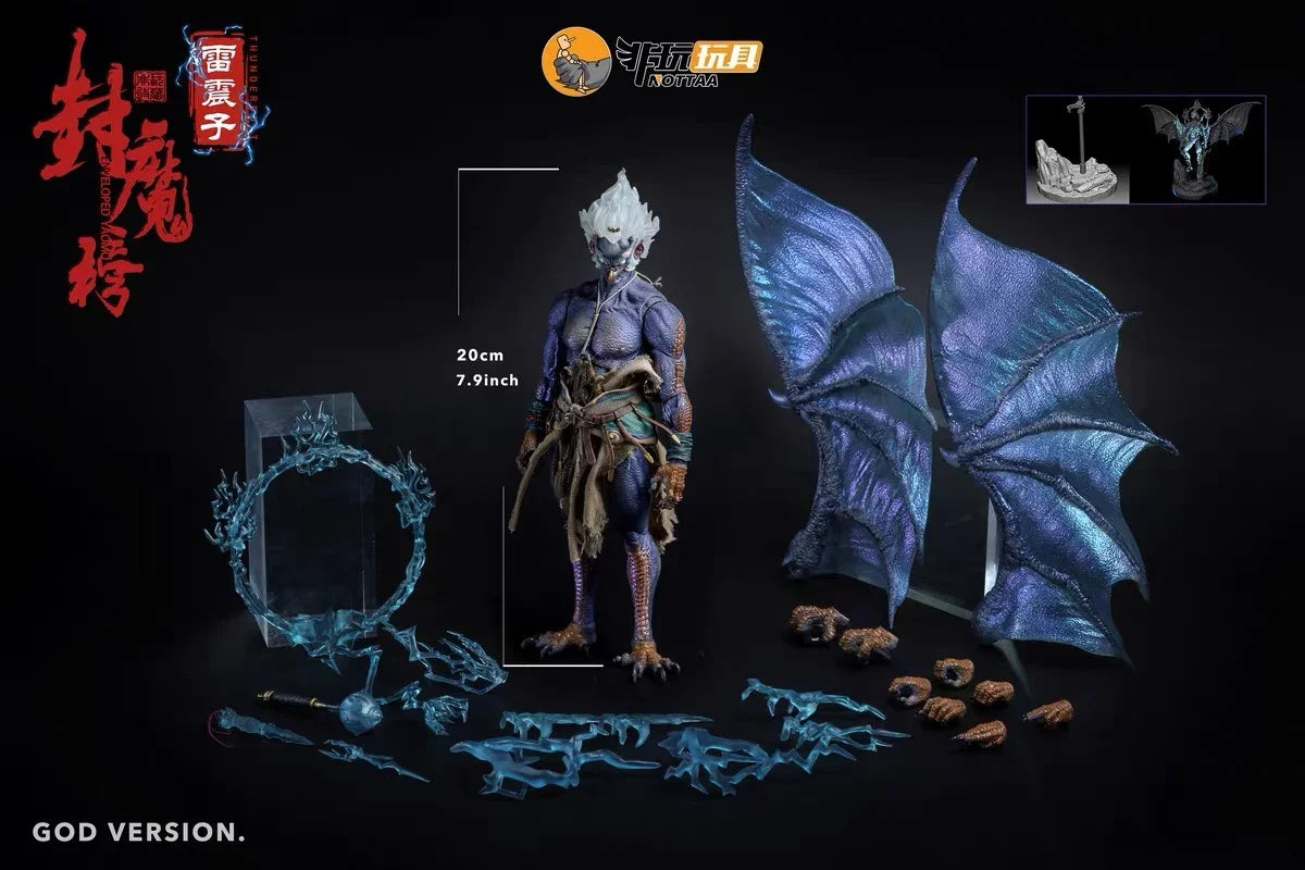 In stock Nottaa Collection Thunderbolt Delicate Soldier YM004 1/12 Chinese Mythological Novel 6" Action Figures Model Toy Gift