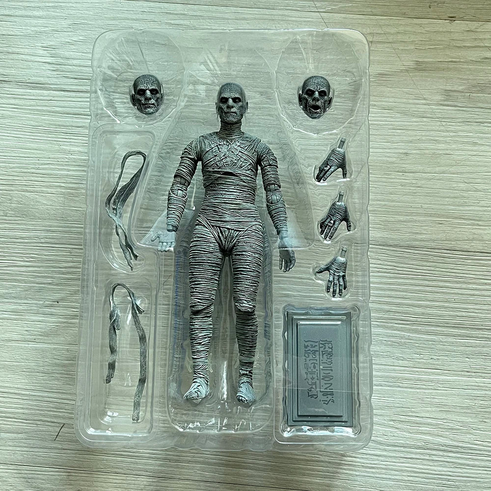 Neca Mummy Figure Universal Monster Black And White karloff Colorful Model Action Figure Toys Birthday Gifts