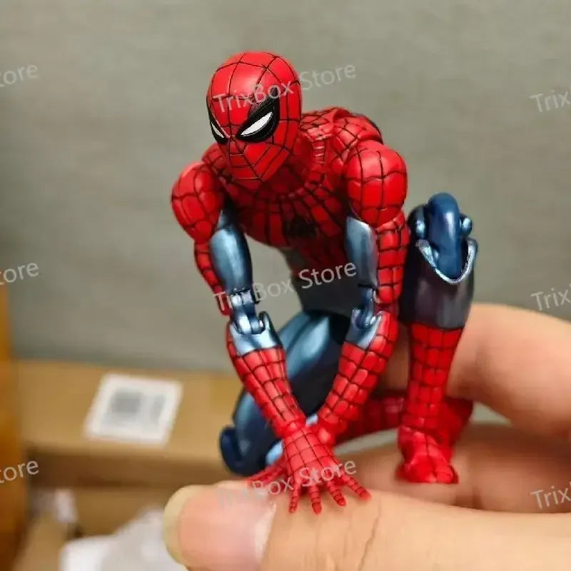 2026IN stock new CT toys 16CM Mafex 075 Spiderman Action Figure Spider Man Multiple Accessories Model Doll Toys Collection Gifts