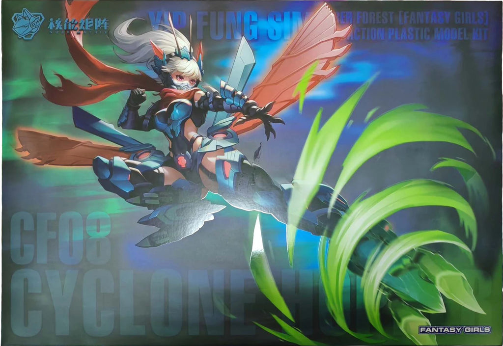 In Stock Nuclear Matrix Cyber Forest Hurricane Locust Ye Fengchan Double Body Mecha Girl Assembly Model Collectible