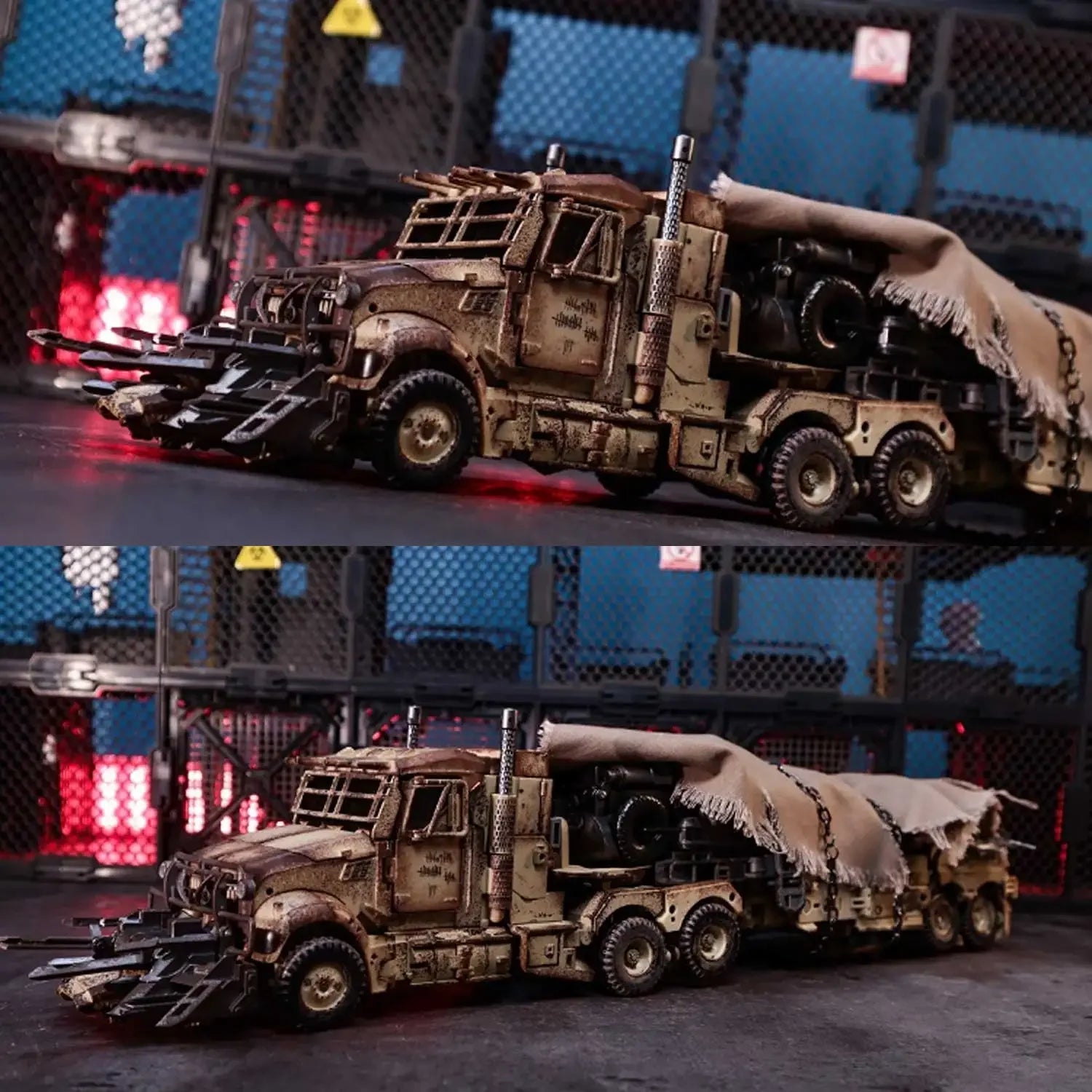 UT Transformion R-05 R05 33cm MG Tank Damaged Battle Damous Uniquetoys R 05 Robot Action Figure Collect Gifts