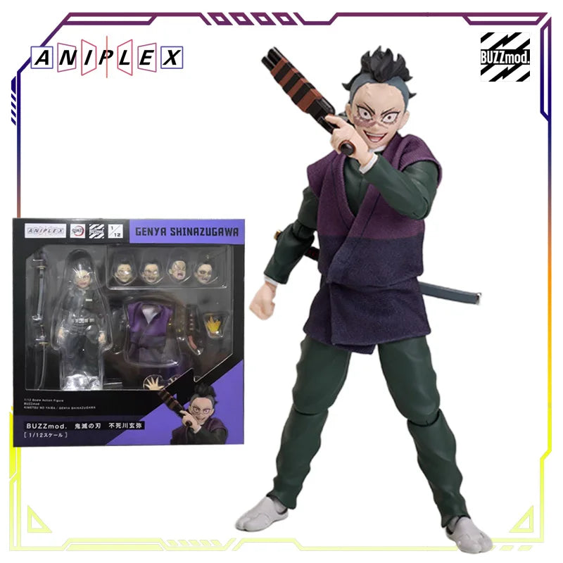Aniplex+ Original BUZZmod Demon Slayer Blade Series Xiaowo Seat\ Tomioka Yoshiyuki Anime Action Figure Model Toys Gifts Fo Boys