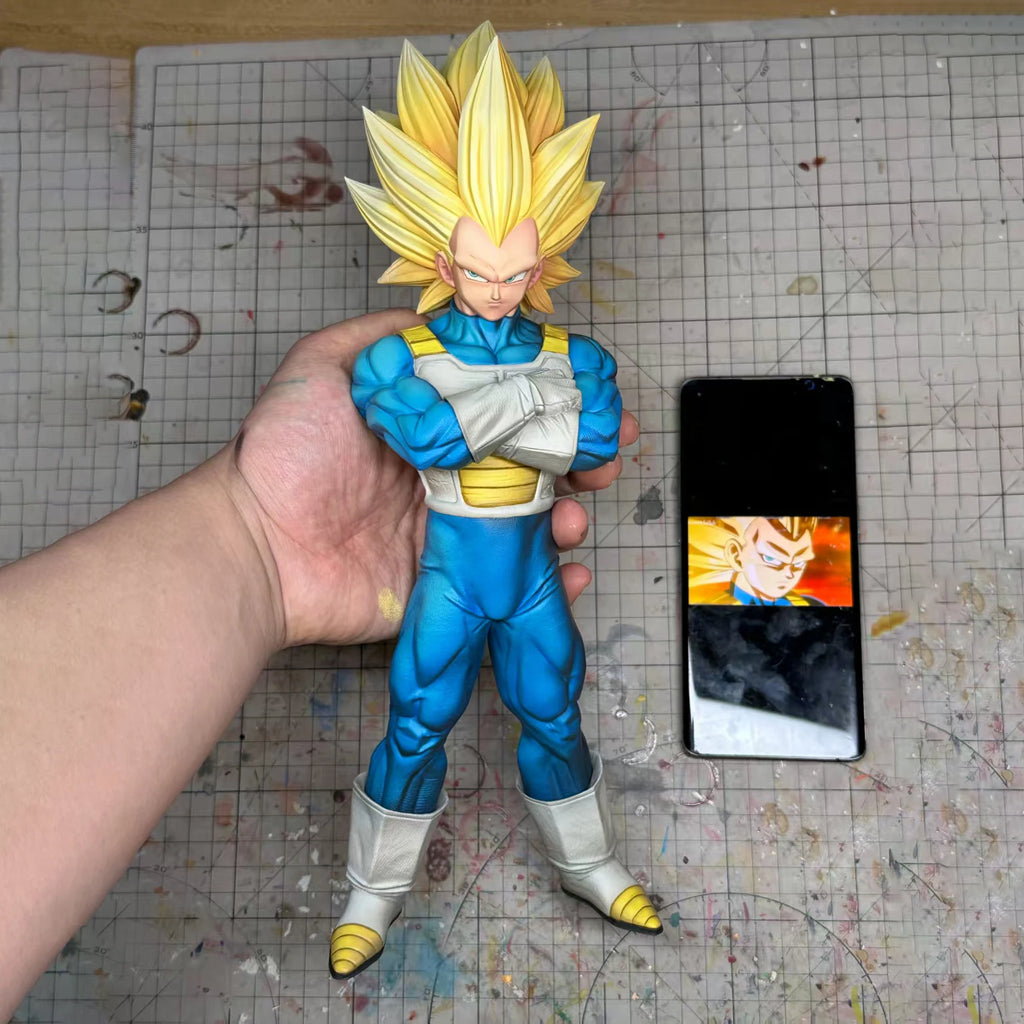 В наличност Dragon Ball Z SSJ3 Vegeta фигурка Super Saiyan 3 Vegeta екшън фигурки Gk статуя колекция модел играчки подарък