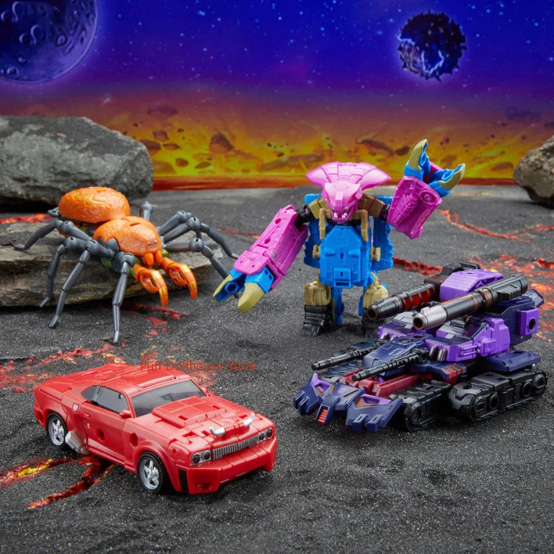 In stock Transformer Channel Limited Target Duel Four Set Anime Character Figures Model Toys Promotional Gift Collection