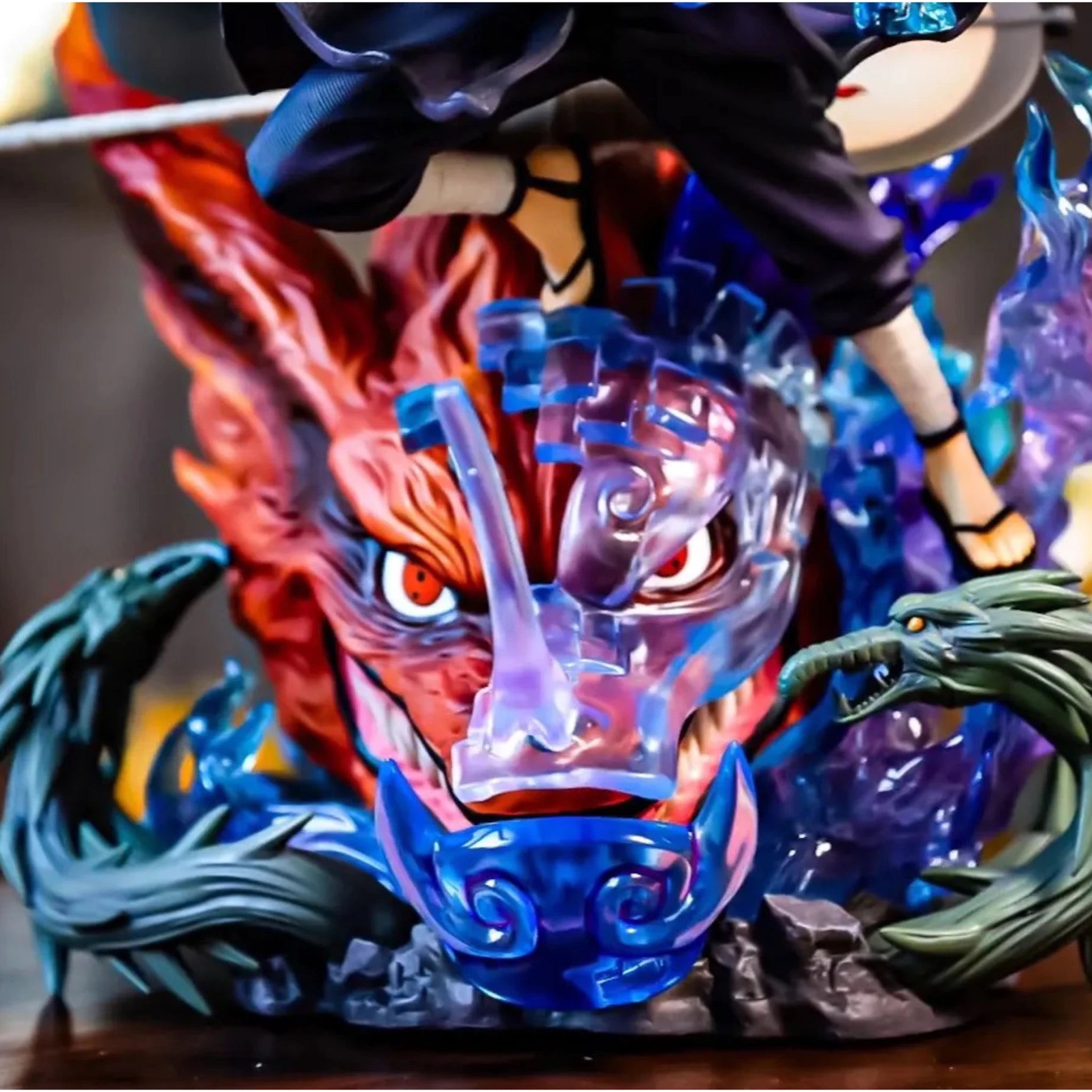 Statue Brother Jt Uchiha Madara Figure Full Fuel Injection Cartoon Animation Figurine Ornaments Acgn Model Gift