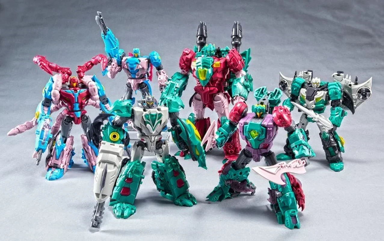 In Stock TFC Poseidon Piranakon P-01-06 Transformation Toy 6-Model Full Set Reproduction Action Figure Toy Collection Gift