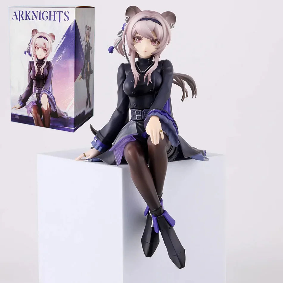 Arknights Anime Figures Pretty Girl Noodle Stopper PVC Model Kawaii Dolls High Quality Collection Desk Decoration Toys Boys Gift