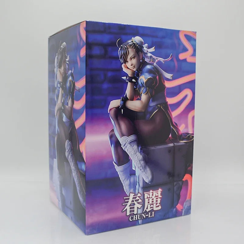 14cm Street Fighter Chun Li Anime Game Figure Ryu/Ken Masters Action Figure Guile/Zangief Figurine Collectible Model Doll Toys