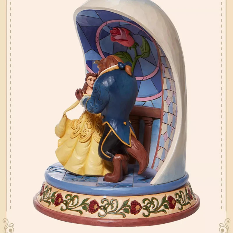 Disney  Beauty And Beast Hand Decoration Authentic Disney Belle Princess Tabletop Decoration Birthday Gift For Friend