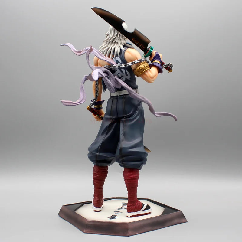 Dämon Slayer Anime Figur Uzui Tengen Figuren Sound Hashira Figur PVC Statue Modell Puppe Sammeln Schreibtisch Dekor Spielzeug Geburtstagsgeschenk