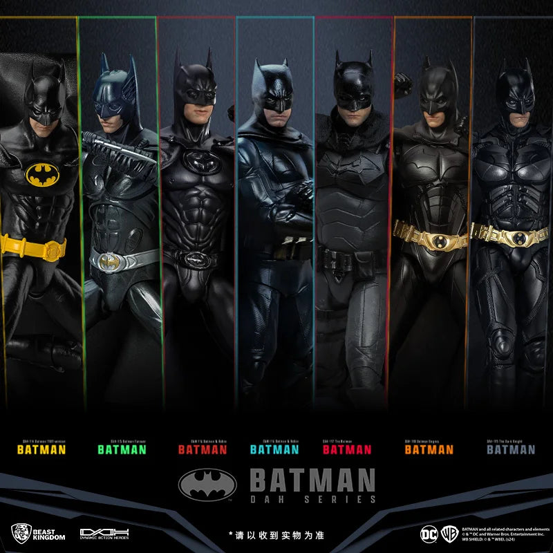 Dc Figures Beast Kingdom Bell Keaton Pattinson Clooney Batman Action Figurebatman Figure Dc Action Figures Model Gift Original