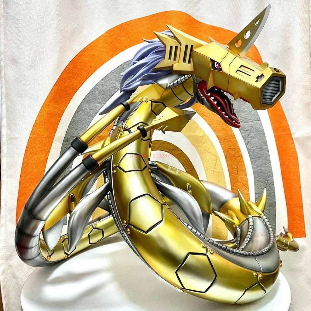 Digimon Adventure Anime Figure Metal Seadramon 40cm Action Figureine Gk Pvc Statue Model Collect Decoration Toys For Kid Gifts