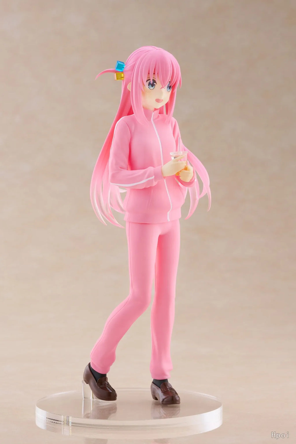 18cm BOCCHI THE ROCK Anime Figure Gotoh Hitori ActionFace Changeable Guitarist Girl  Desktop×Decorate Collections Model Doll Toy